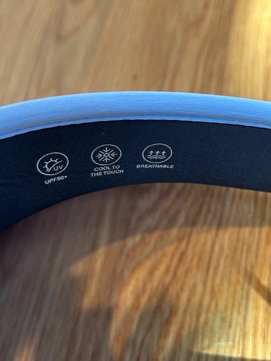 ACEGOLFS baby blue golf Performance sun Visor adult adjustable one size fits all - Picture 3 of 9